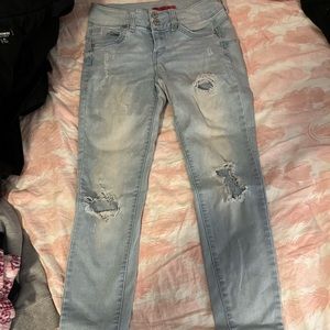 LIGHT HIGH WAISTED JEANS! SIZE 5